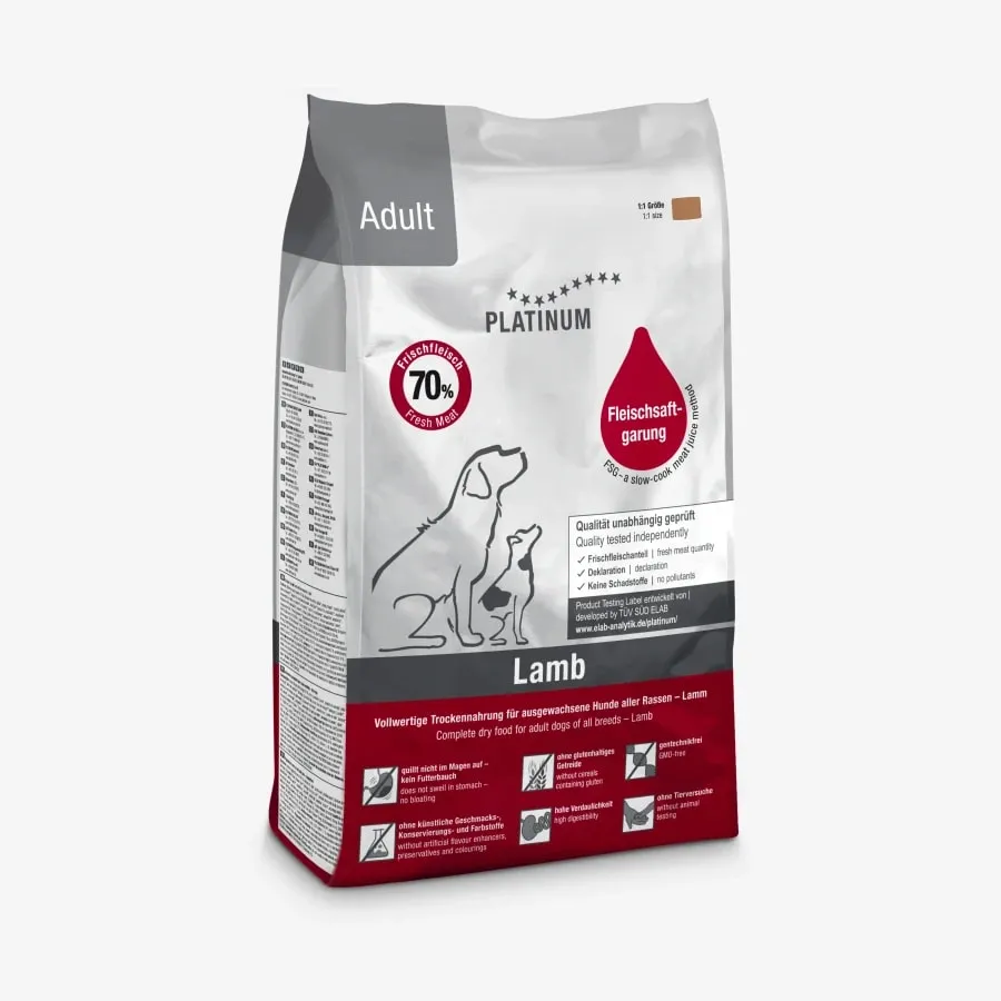 Сухой корм PLATINUM Adult Lamb